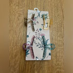 Hair Clips (4) Jewel tone hair accessories NWT Purple Photo 1