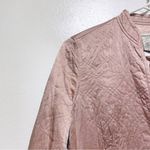 Banana Republic 100% Silk Pink Long Sleeved Blazer Photo 3