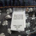 Lucky Brand Danville Classic Rider Crop Capri Jeans Dark Wash Size 12/31 Photo 5