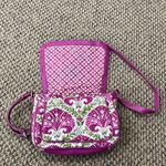 Vera Bradley  Shoulder Bag Crossbody Purse Julep Tulip Retired Pattern Purple Photo 3