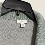J.Jill Button Up Cardigan Blue Chevron with pockets Gray Size undefined Photo 4