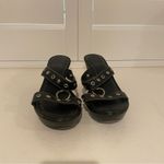 Milwaukee Motorcycle Clothing Co. Women’s Sandals with Silver Studs Size 40 Black Photo 1