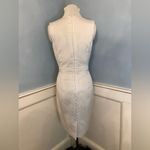 Banana Republic Pearl White Shimmer Sheath Dress by  Sz 8 Photo 3