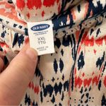 Old Navy Women Mini Skirt Size XXL Aztec Pattern Cream Blue Orange elastic waist Photo 2