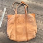 Super cool rustic Tan Leather Tote Bag Photo 4