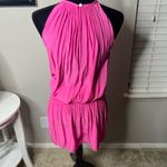 Ramy Brook  Paris sleeveless mini dress in hot Pink small Photo 6