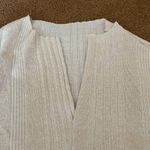 SheIn Cream v neck long sleeve top XS Photo 1