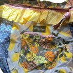 Matilda Jane  Multicolored Tote Bag Floral Lemon Crossbody Reversible NWT Photo 0