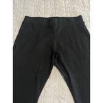 American Giant Cropped Leggings Womens Size 14 Black Curvy Yoga Pants Stretch Photo 1