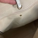 Kate Spade  Beige and White Tote SHOULDERBAG Bag Photo 6