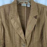 Chico's Chico’s Lined Ribbed Blazer Jacket Size 1 Medium 8 Photo 2