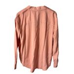 Calvin Klein Jeans  Large Pink Button-Down Shirt Pocket Long Sleeves Lyocell NWT Photo 10