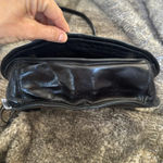 Rebecca Minkoff Rebecca minkkoff black leather whipstitch saddle bag purse w/crossbody/ handle Photo 5