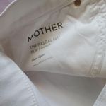 Mother Jeans The Rascal Slit Flip Short In Glass Slipper Mid Rise 2.5" I… White Size 29 Photo 7