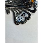 Vintage Rhinestone Butterfly Hair Clip Barrette Metal Floral Design 4.25" Wide E Silver Photo 6