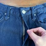 Free People  We The Free Linen Blend Super Hi Rise Wide Leg Denim Jeans Sz 24 🧡🎀 Photo 13