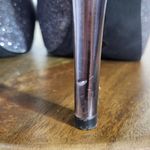 Jacqueline Ferrar  Silver High Heels Size 8.5 Silver Open Toe Platform Heels Photo 6