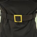 We Wore What Danielle One Piece Swimsuit Belted High Leg Underwire Black Large Photo 6