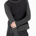 Athleta  Empire Falls Women's Sweater Charcoal Grey Size‎ M Photo 0