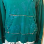 TOUCH by ALYSSA MILANO OFFICIAL MIAMI DOLPHINS HOODIE WITH KANGAROO POCKET SZ LG Blue Photo 1