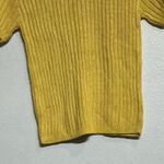 Knit Street Yellow Short Sleeve Sweater Sz S NWT Photo 6