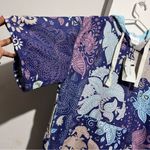 Vivida Blue and Cream Fluid Swim Coverup Or robe poncho hoodie:Box B Size undefined Photo 1