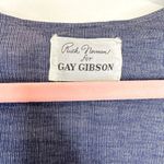 Vintage Western Denim Dress 70s Ruth Norman for Gay Gibson Dress with Button Blue Size XS Photo 3