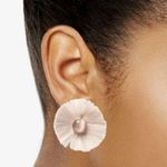 NWOT KATE SPADE POSH POPPY STATEMENT EARRINGS IN BLUSH MSRP $78 Pink Photo 0