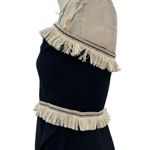 Selfie Leslie Bermuda Bandeau Tassel Trim Romper Black Size US Large Photo 6