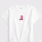 Abercrombie & Fitch Abercrombie Short Sleeve Tee Graphic Skimming Photo 0