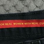 NYDJ  TUMMY TUCK JEANS BLACK DENIM SHORTS SIZE 6 GUC #4073 Photo 6