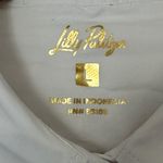 Lilly Pulitzer Brand New  The Relaxed Lilly Shirt Button Down Poplin White Large Photo 4