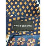 Central Park West  Boho Blouse Scoop Neck Short Sleeves High-Low Hemline Blue XS Photo 7