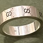 Gucci x Adidas Engraved Interlocking G Ring Ag 925 Photo 5