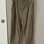 Topshop  Green Flowy Dress Pants Photo 0