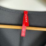 Spanx NWT  Faux‎ Suede Column Dress Small Classic Black V-Neck Sculpting Stretch Photo 6