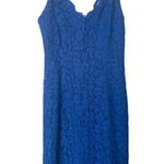 Lulu’s Picture of Perfection Spaghetti Strap Navy Blue Lace Dress Size Small Photo 0