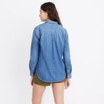 Madewell ‎ Denim Oversized Ex-Boyfriend Shirt in Hutcherson Wash Photo 1