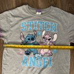 Disney Stitch & Angel Crop Top – Lilo & Stitch Graphic Tee – Women’s Medium Photo 3