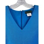 Harvé Benard Harve Benard Linen Rayon Boxy Sleeveless V Neck Top Size 6 Girl Boss Old Money Photo 1