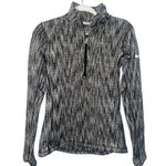 Nike Pro Black/White Hyperwarm Quarter Zip, Small Photo 1