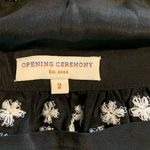Opening Ceremony  Black embroidered shorts  size 2‎ Photo 2