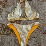Boutique Metallic bikini set rave bikini set Photo 1