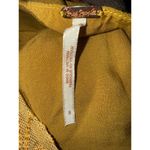 Free People  Womens Mockingbird Open Back Lace Mini Dress Tan Yellow Size 8 EUC Photo 5