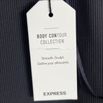 EXPRESS NWT Body Contour Sleeveless Ruffle Trim Mini Dress in Black Size Large Photo 8