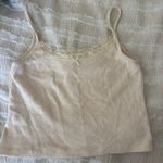 Brandy Melville  heart eyelet tank Photo 0