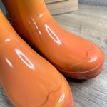 Hunter Limited Edition Rare Sunrise Sunset Yellow Ombre Short Rain Boots Photo 5