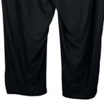 Old Navy  X-Large Wide Leg Pants Linen Blend Pockets Hi-Rise Pull-On Black Photo 4