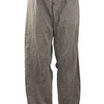 Lanvin Men's Brown High Waist Straight Wide Leg Baggy Trousers Pants Sz 54/US 44 Black Photo 0