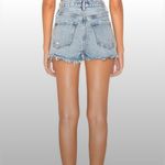 AGOLDE Jaden High Rise Cut Off Denim Shorts Photo 1